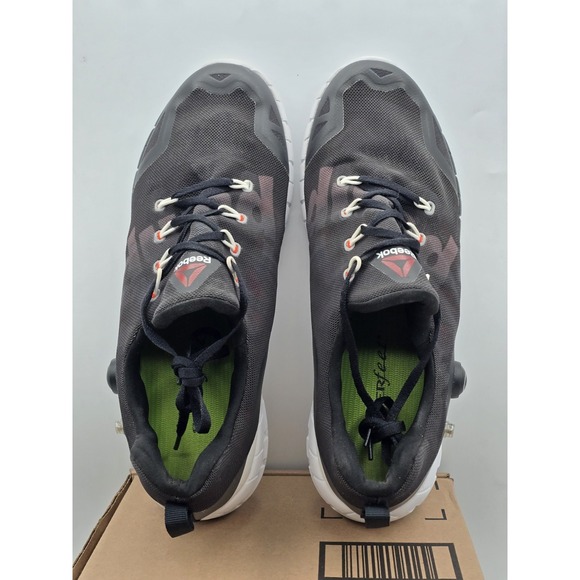 Reebok Men's‎ Zpump Fusion Black Running Shoes Sneakers, Sz 9 M - Good - Picture 8 of 13
